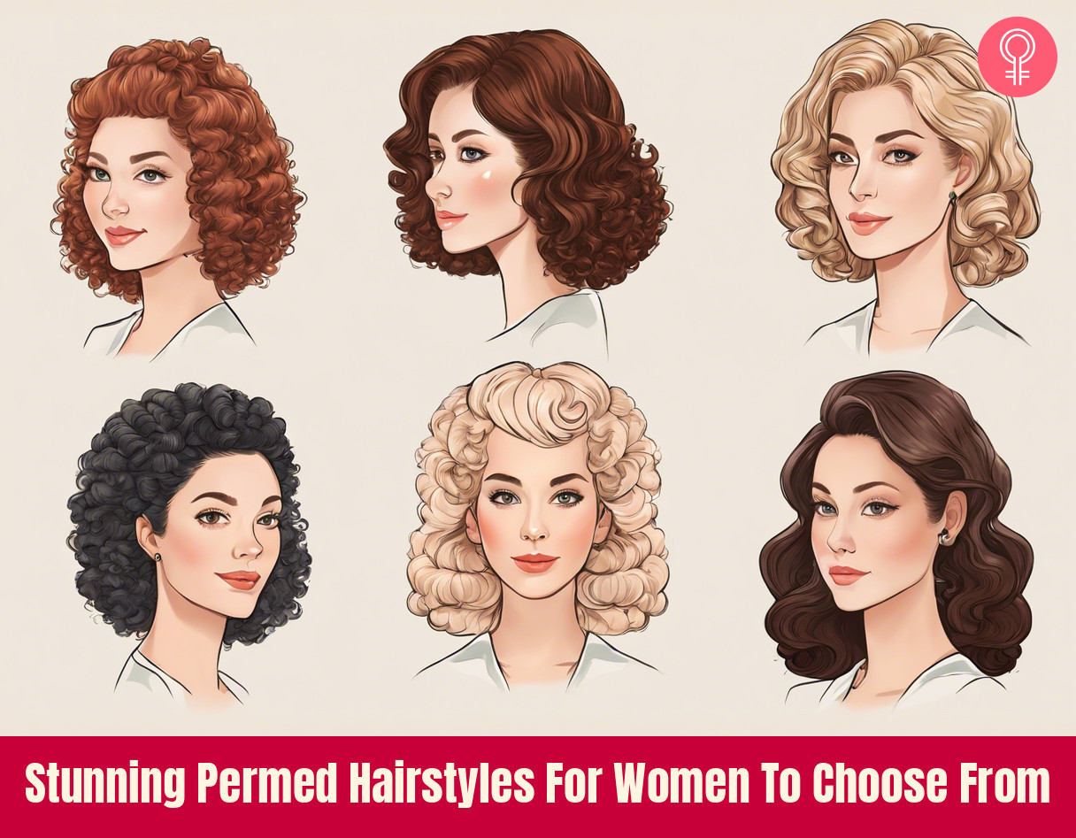 perm hairstyles_illustration