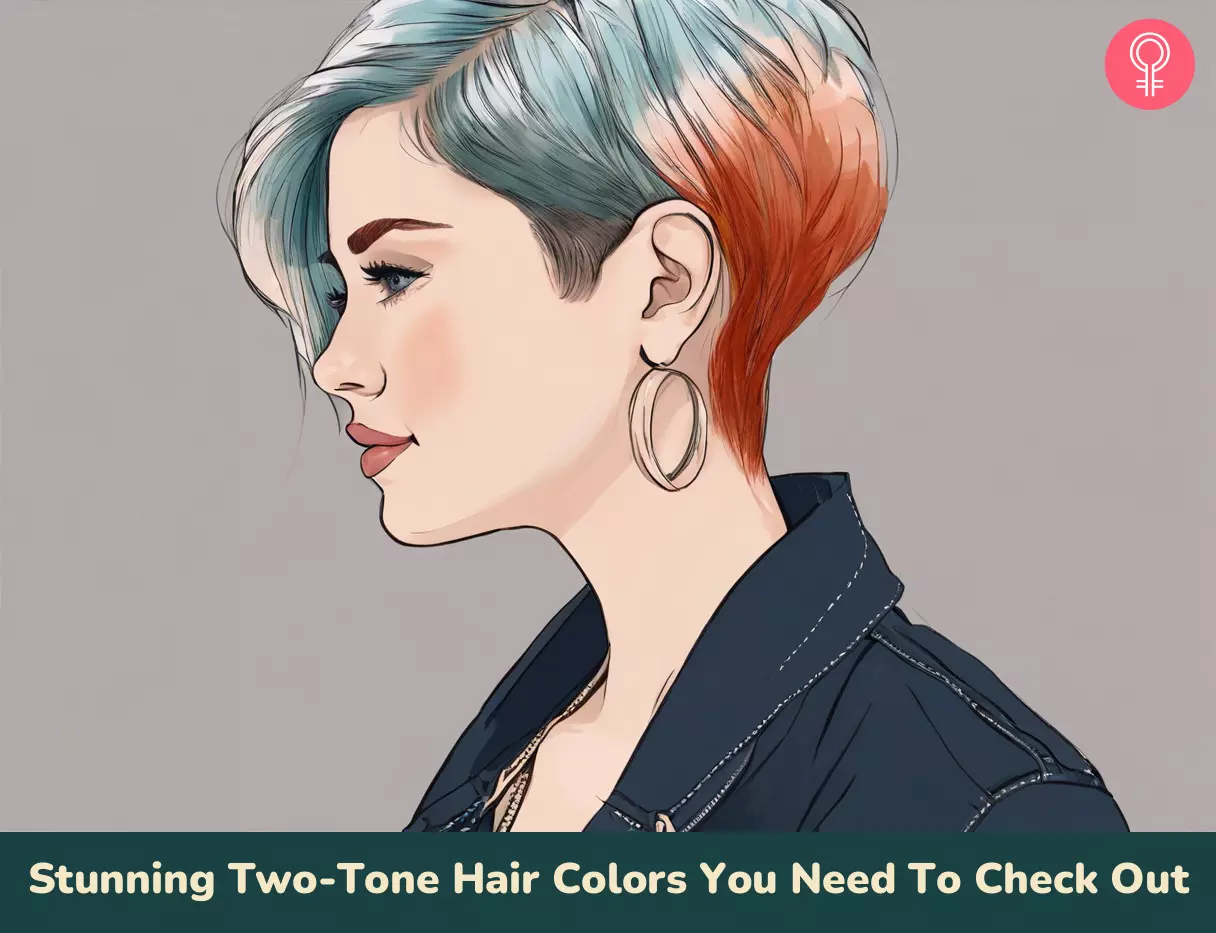 two tone hair color