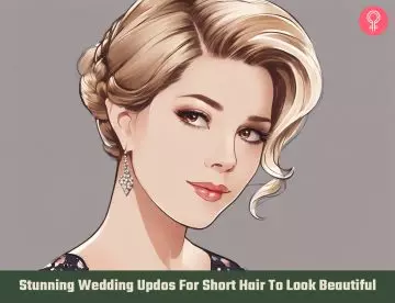 wedding updos for short hair