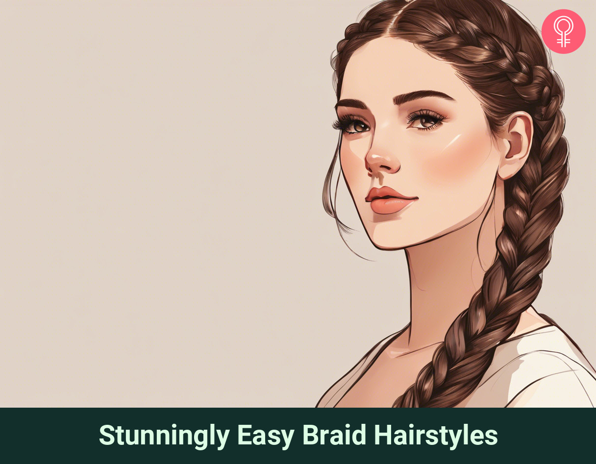 stunningly easy braid hairstyles illustration