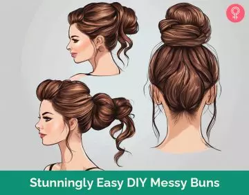 best messy bun hairstyles_illustration