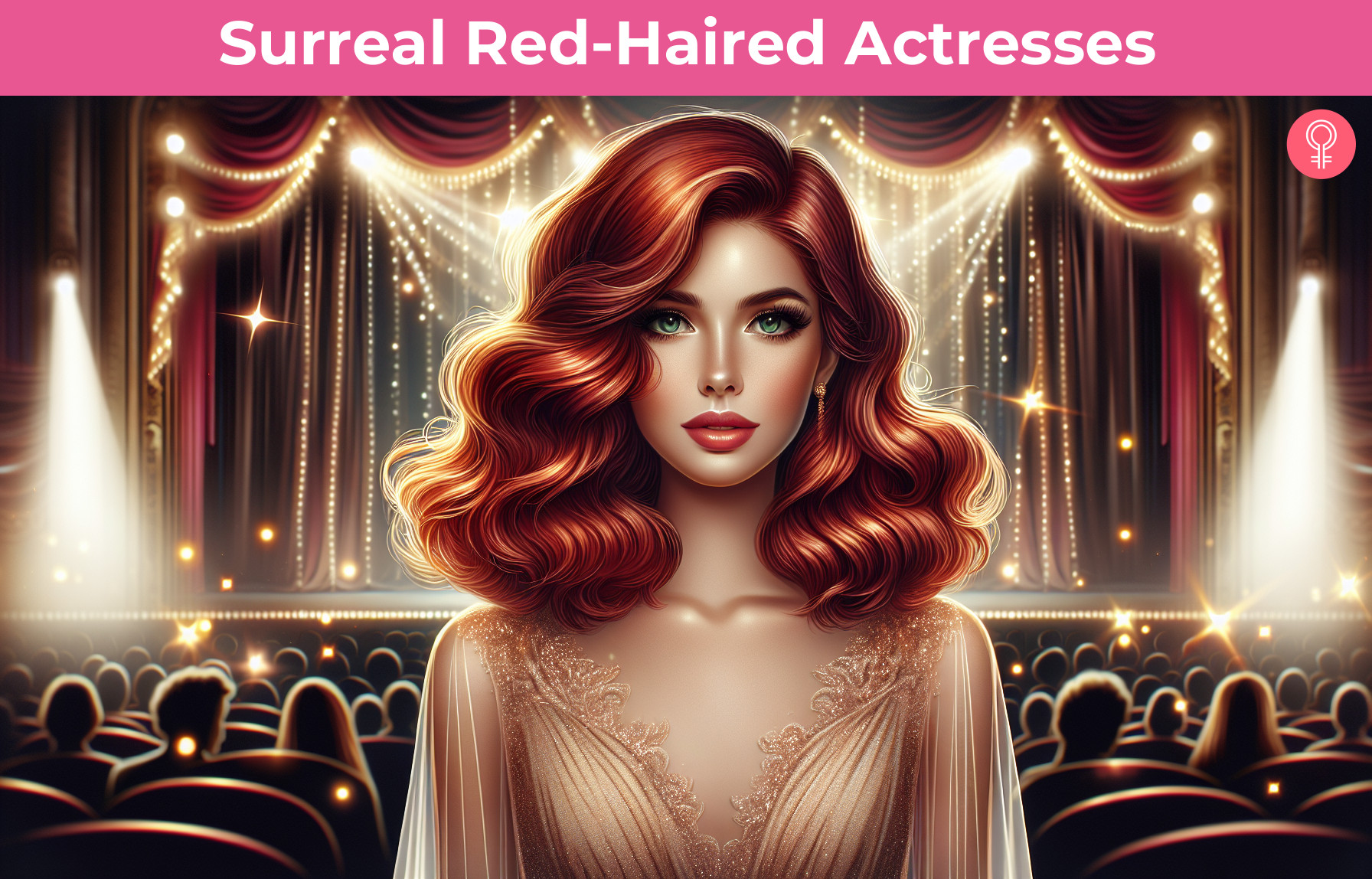 red haired actress_illustration