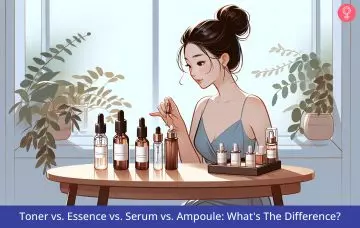 Toner vs. Essence vs. Serum vs. Ampoule