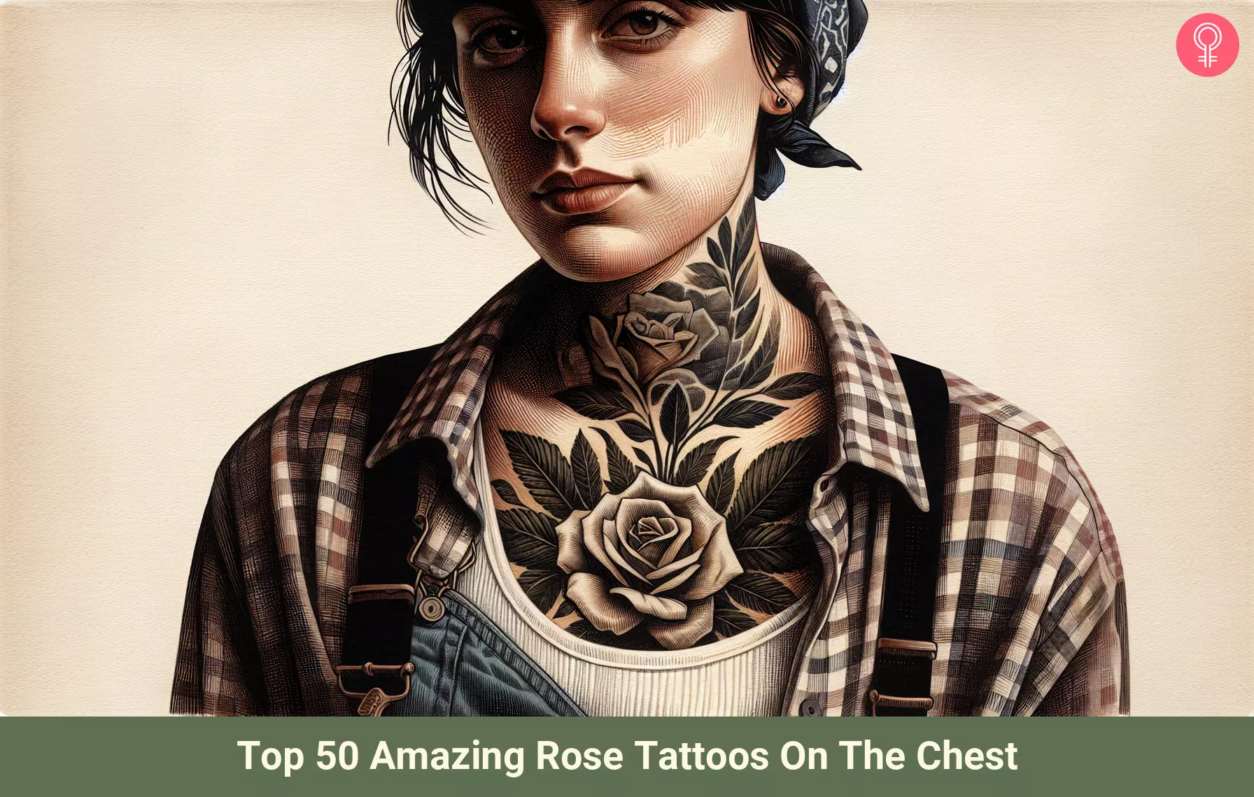 Top 50 Amazing Rose Tattoos On The Chest
