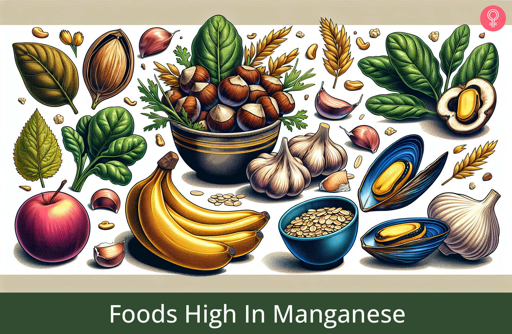 foods high in manganese_illustration
