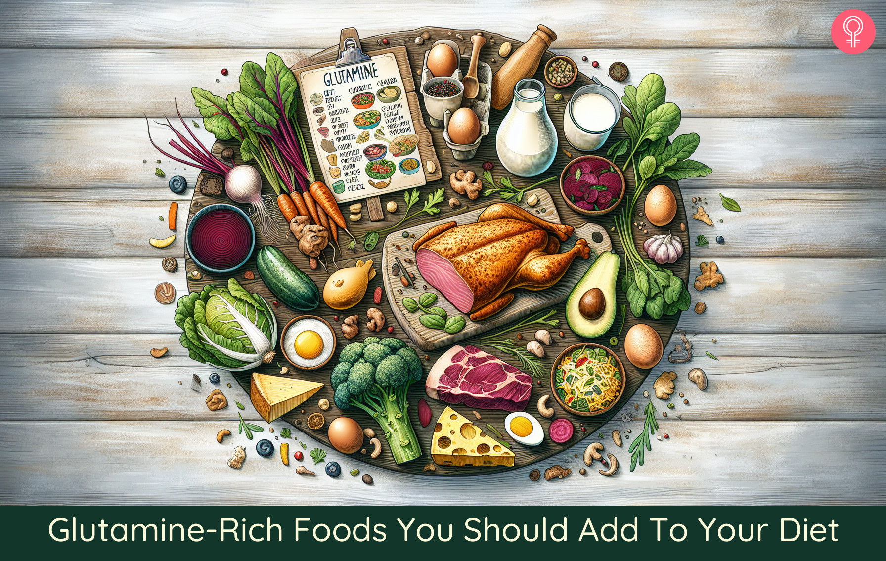 glutamine rich foods_illustration