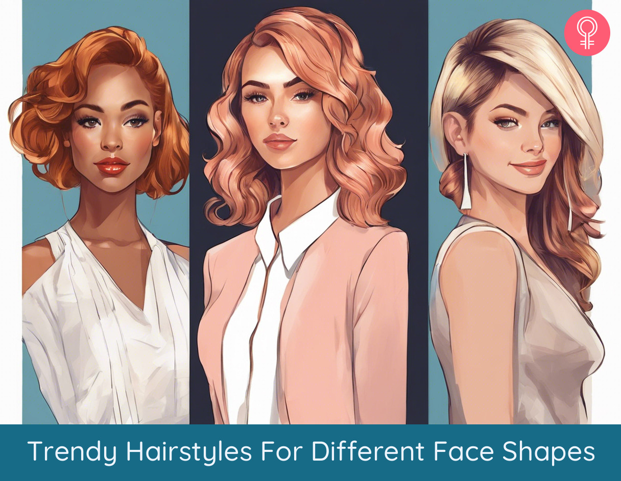 hairstyles for different face shapes