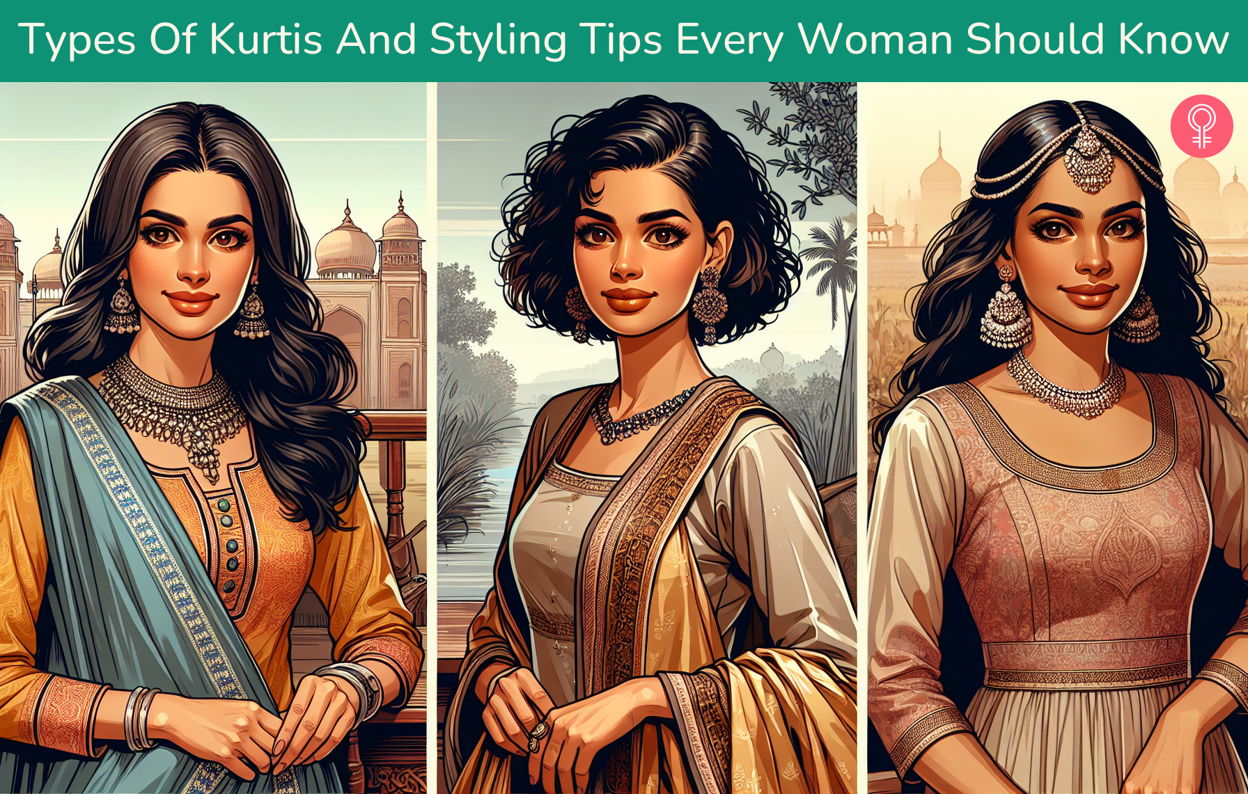 26 Types Of Kurtis And Styling Tips Every Woman Should Know