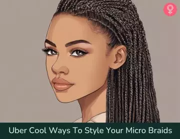 Ways To Style Your Micro Braids