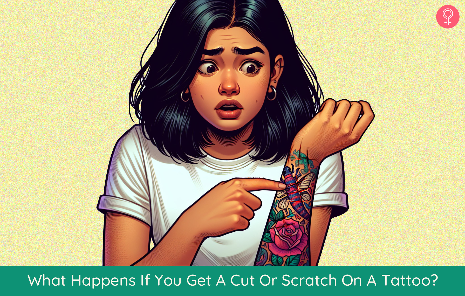 What Happens If You Get A Cut Or Scratch On A Tattoo?