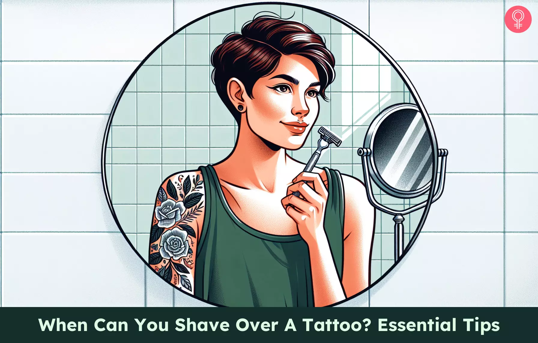 when can you shave over a tattoo