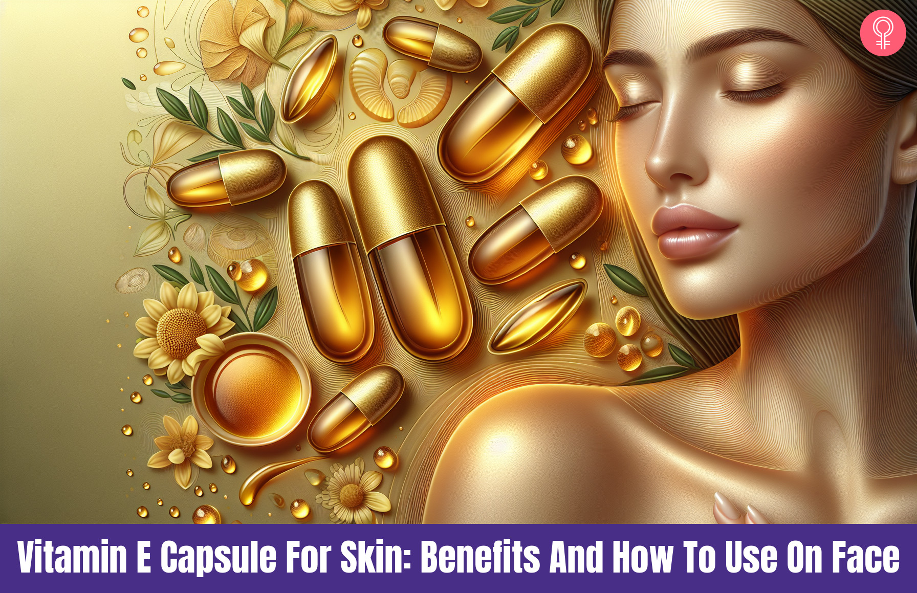 vitamin e capsules for skin_illustration